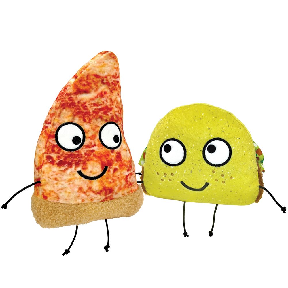 Amazon.com: MerryMakers Pizza and Taco Puppet Set, 8.5 & 5, Based